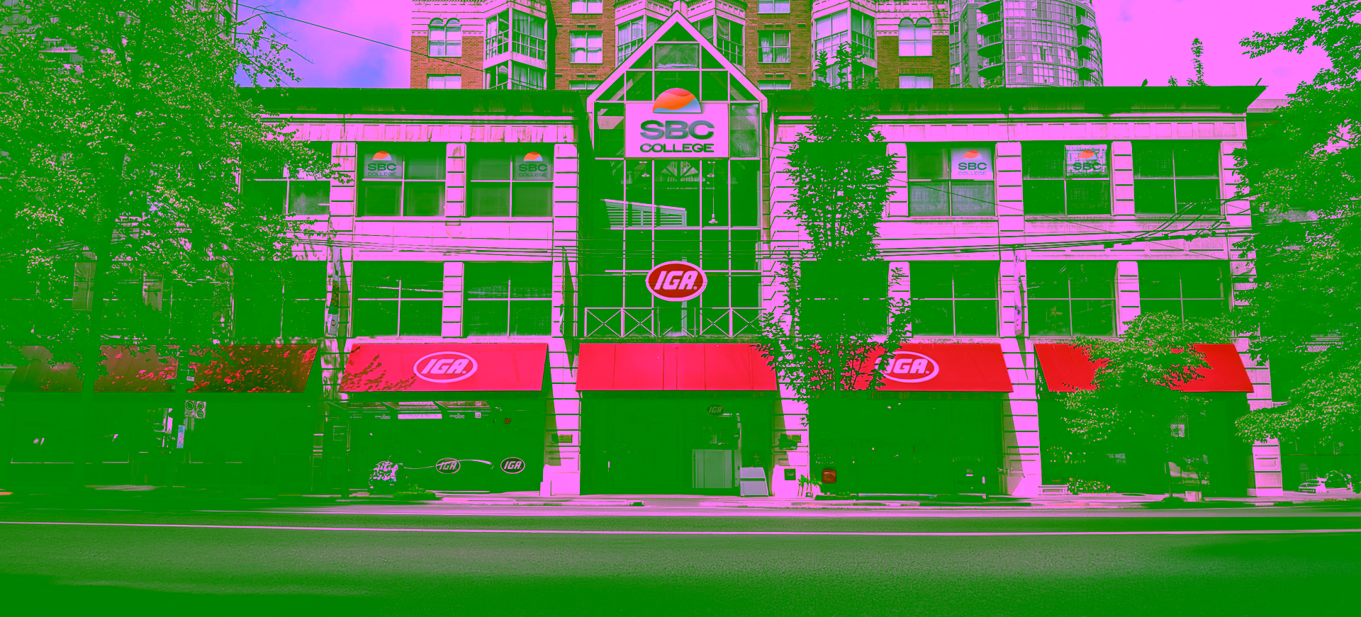 SBC College Campus in Vancouver.